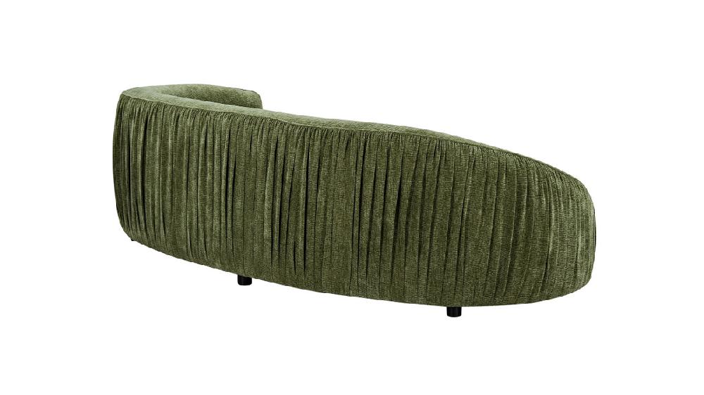 Jennifer Taylor Home Atticus 92.13" Modern Curved Sofa Green
