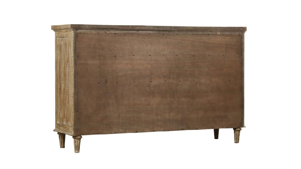 Jennifer Taylor Home Bridger 64" 6-Drawer Distressed Wood Dresser