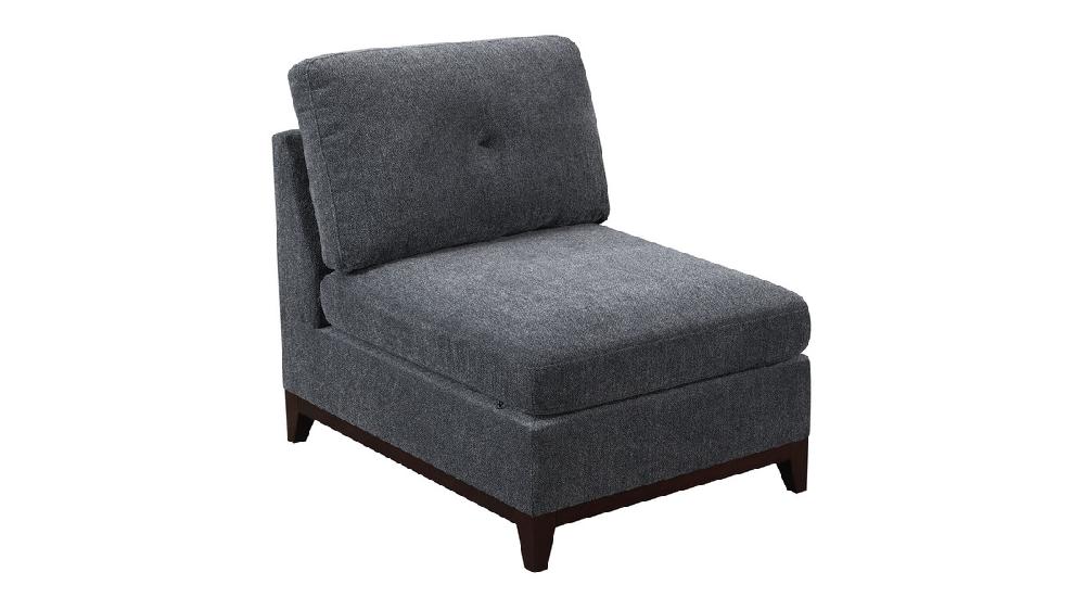 Jennifer Taylor Home Calder 7-Piece Modular U-Shaped Sectional Sofa Set With Ottomans Ash Grey Chenille