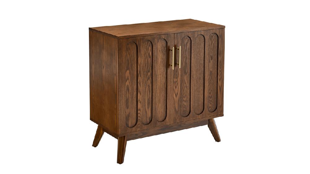 Jennifer Taylor Home Carmine 31.5" Wide Fluted Sideboard With Adjustable Shelves