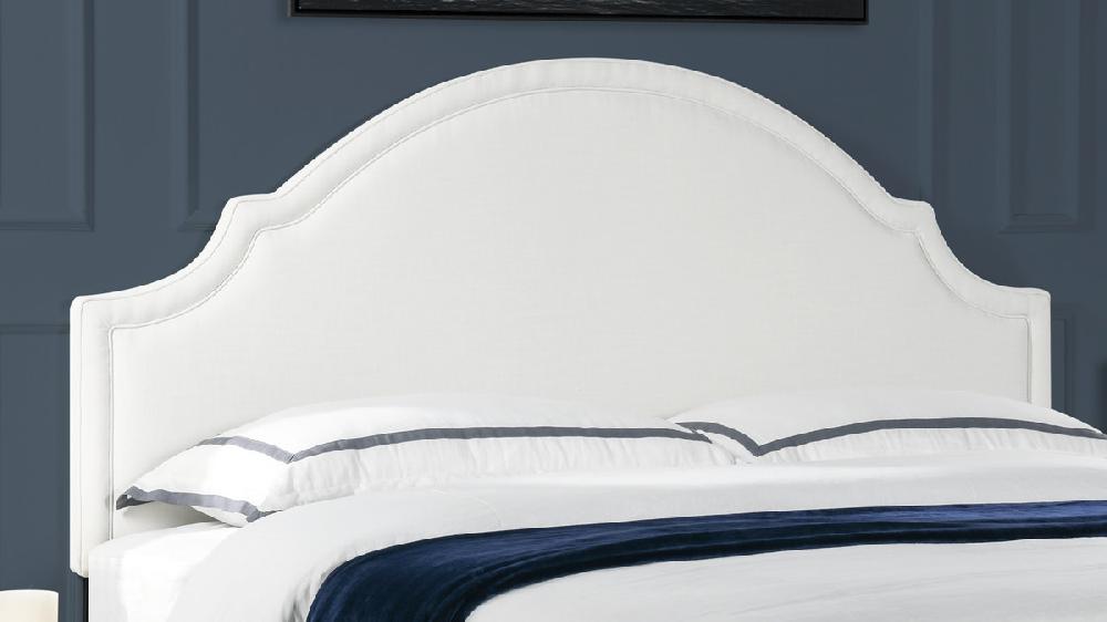 Jennifer Taylor Home Catherine Upholstered Headboard King Size Antique White