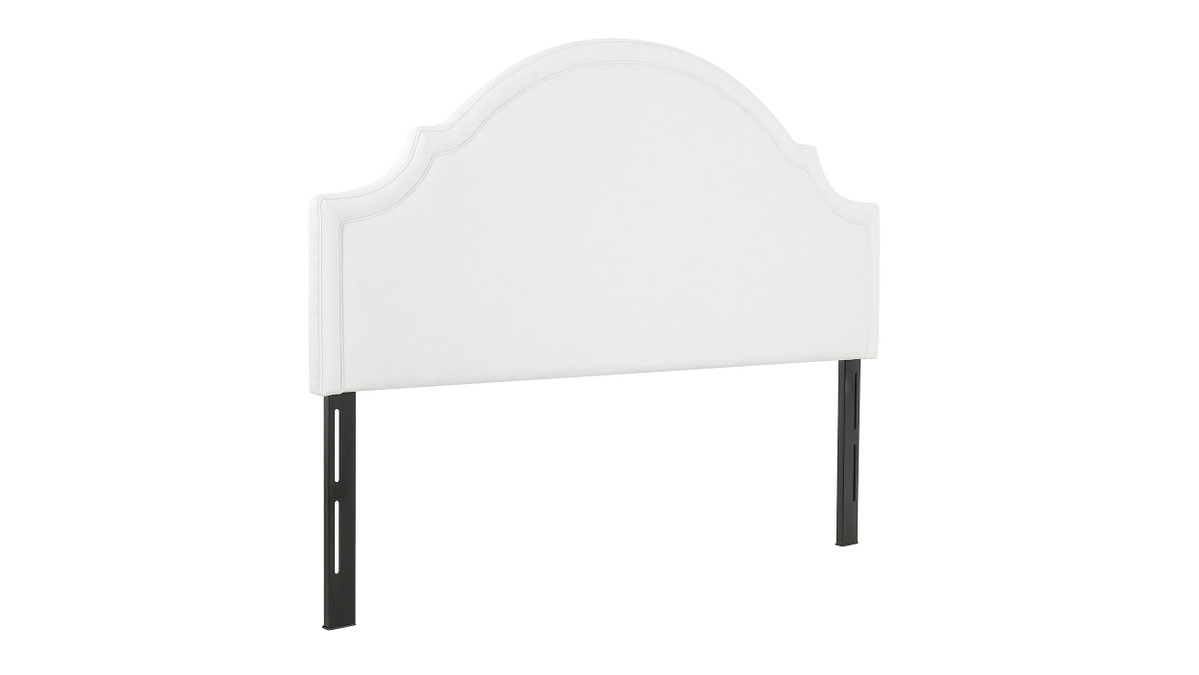 Jennifer Taylor Home Catherine Upholstered Headboard King Size Antique White