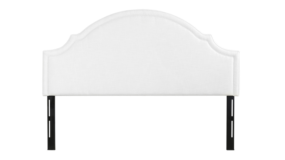 jennifer taylor home Catherine Upholstered Headboard King Size Antique White