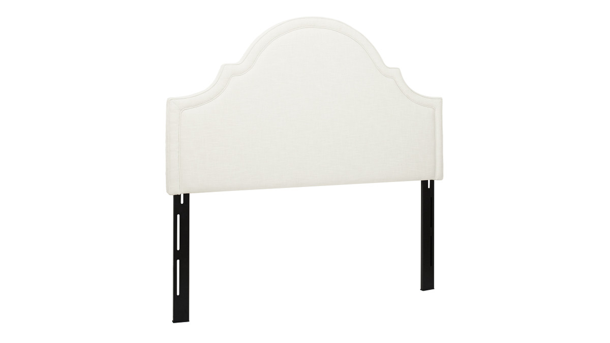 Jennifer Taylor Home Catherine Upholstered Headboard Queen Size Antique White
