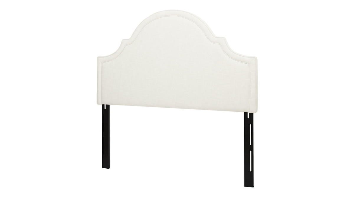 Jennifer Taylor Home Catherine Upholstered Headboard Queen Size Antique White