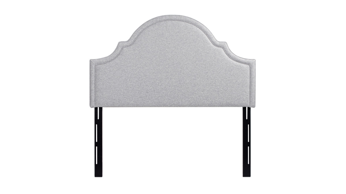 jennifer taylor home Catherine Upholstered Queen Headboard Light Grey