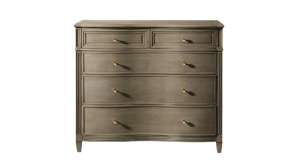 jennifer taylor home Dauphin 50" 5-Drawer Chest Grey Cashmere jennifer taylor home Dauphin 50" 5-Drawer Chest Grey Cashmere