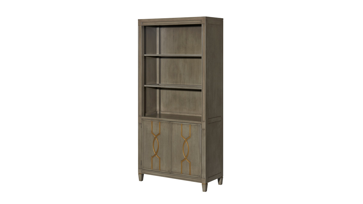 jennifer taylor home Dauphin 75" Tall Bookcase Gray Cashmere jennifer taylor home Dauphin 75" Tall Bookcase Gray Cashmere