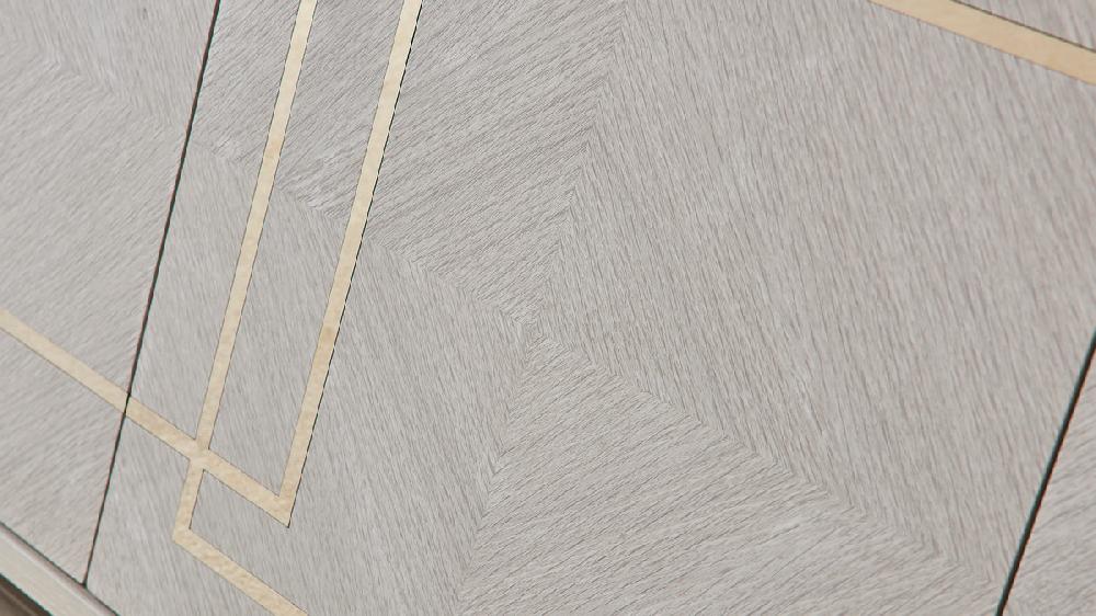 Jennifer Taylor Home Deco 71" Storage TV Stand Bright Beige Poplar Veneer