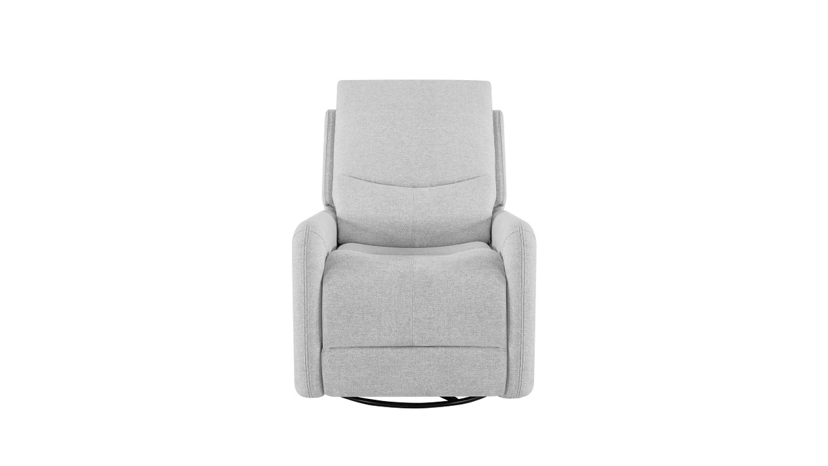 Jennifer Taylor Home Dublin 30" Swivel Power Recliner Arm Chair Heathered Light Gray