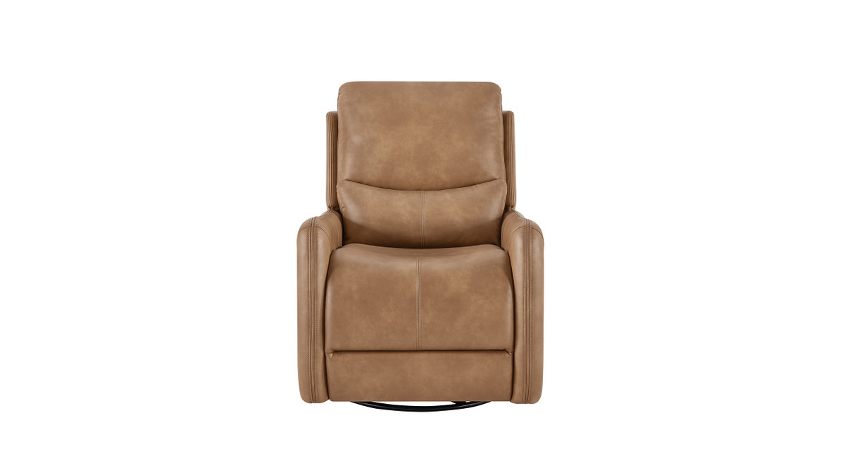 Jennifer Taylor Home Dublin 30" Swivel Power Recliner Arm Chair Saddle Brown