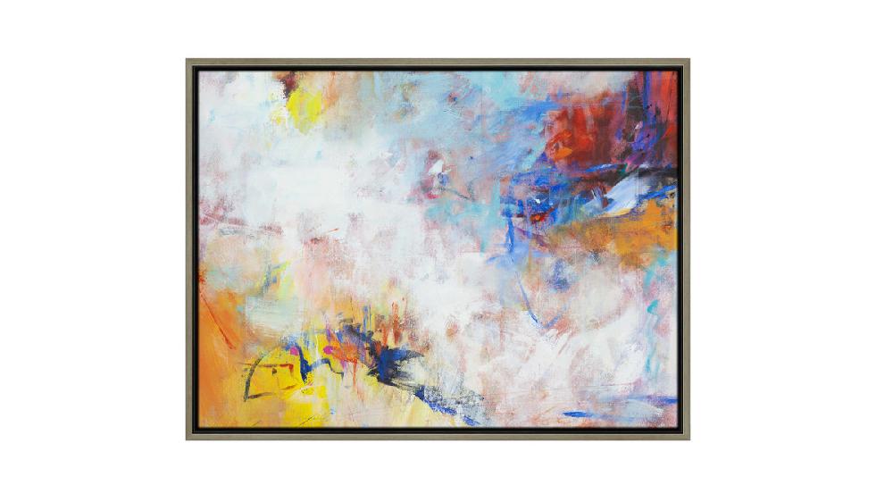jennifer taylor home Euphoria 1 50x38 Abstract One-of-a-Kind Original Art Oil Painting with Frame