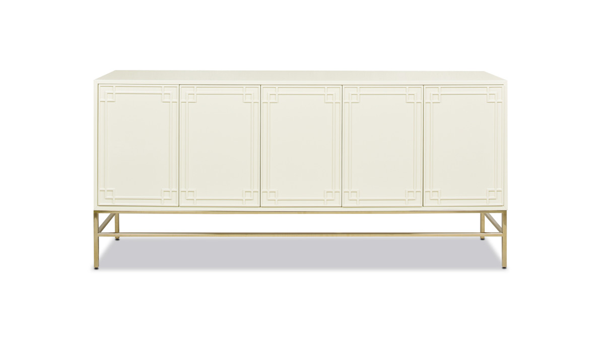 jennifer taylor home Gemini 79" Sideboard Storage Buffet White Lacquer jennifer taylor home Gemini 79" Sideboard Storage Buffet White Lacquer