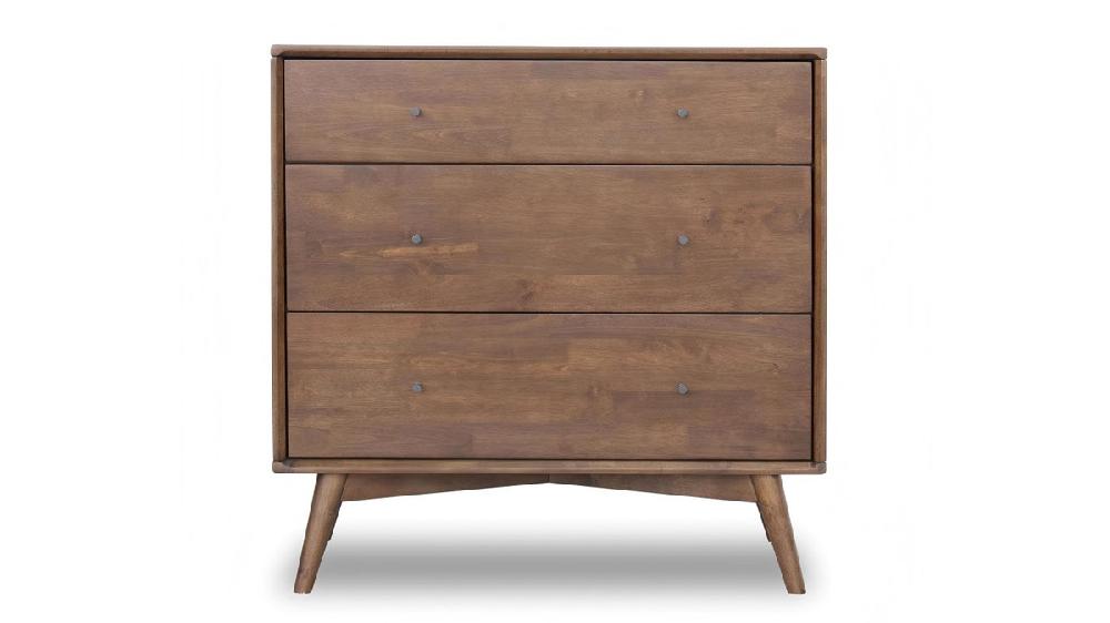 jennifer taylor home Granger 35" Mid-Century Modern 3-Drawer Solid Wood Dresser