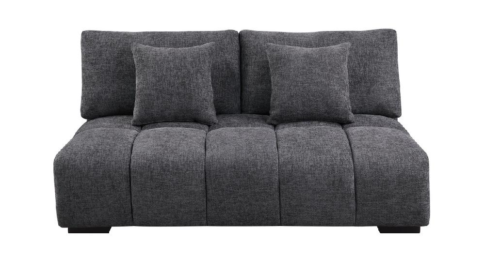 Jennifer Taylor Home Hadley 149" Upholstered U-Shaped Sectional Sofa Chenille Gray