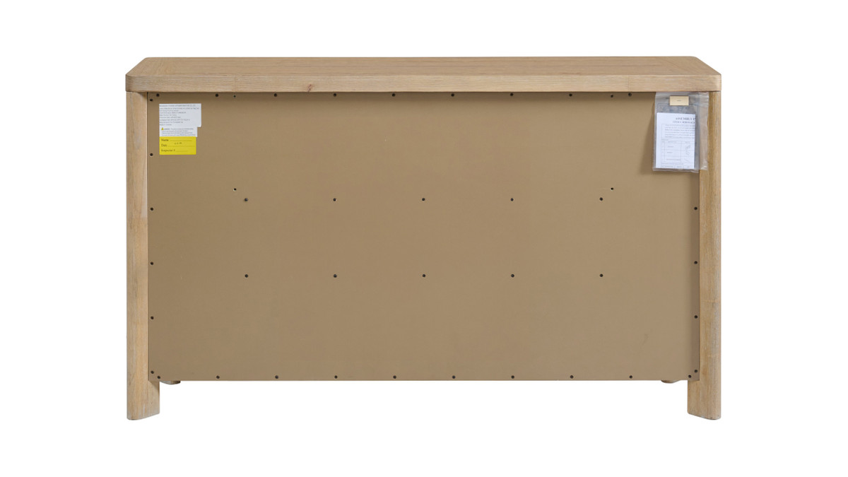 Jennifer Taylor Home Halden 64" 8-Drawer Dresser Sand Dune Finish Oak