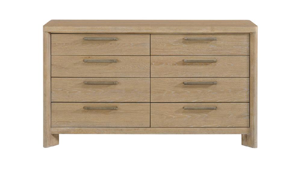 jennifer taylor home Halden 64" 8-Drawer Dresser Sand Dune Finish Oak