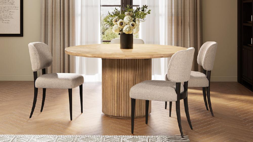 Jennifer Taylor Home Harriet Split Back Upholstered Dining Side Chair Set Of 2 Merino Gray