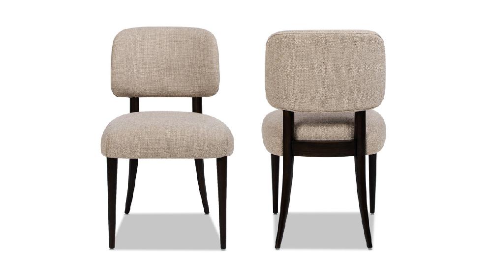 Jennifer Taylor Home Harriet Split Back Upholstered Dining Side Chair Set Of 2 Merino Gray