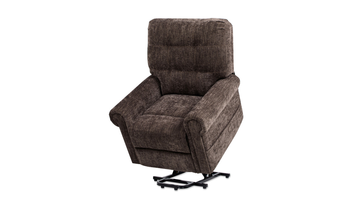 jennifer taylor home Irwin 36" Power Lift Assistance Recliner Chair Chocolate Brown