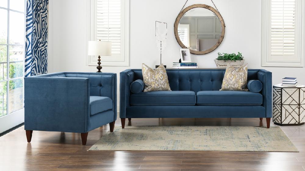 Jennifer Taylor Home Jack 84" Modern Tuxedo Tufted Sofa