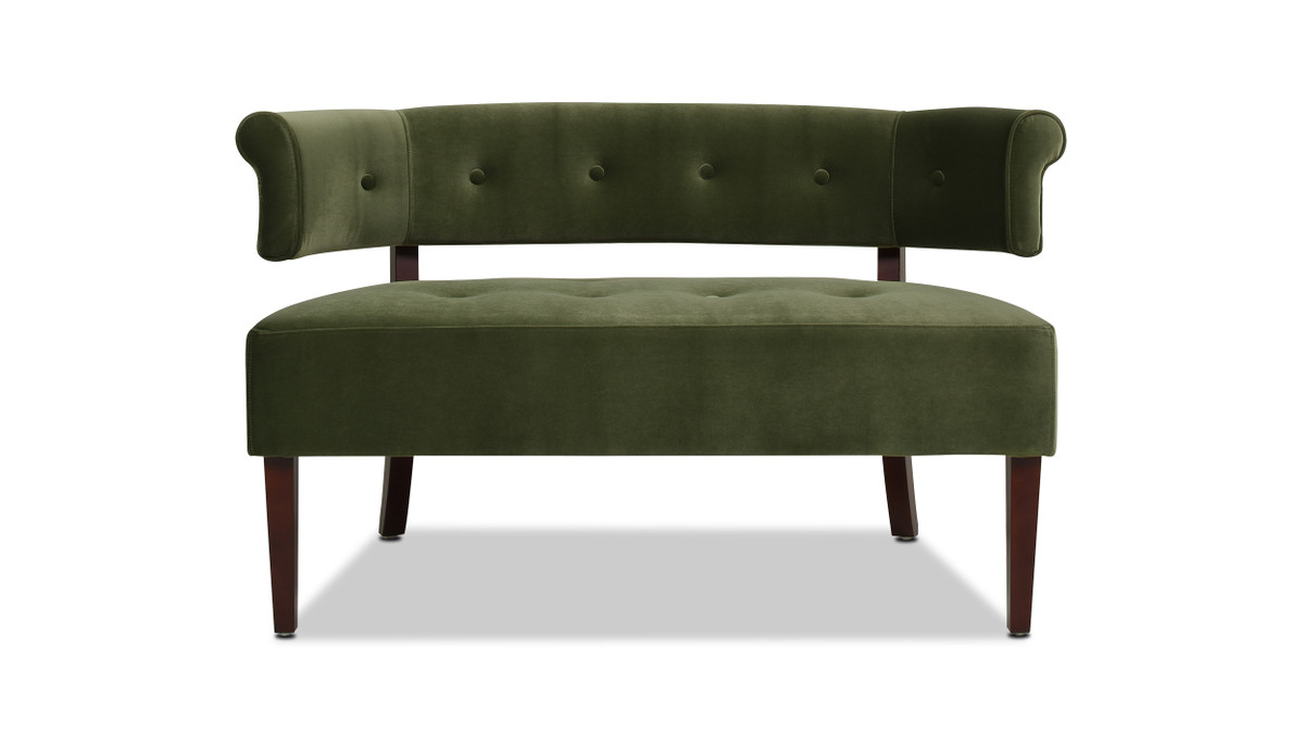 jennifer taylor home Jared Tufted Bench Settee Olive Green jennifer taylor home Jared Tufted Bench Settee Olive Green