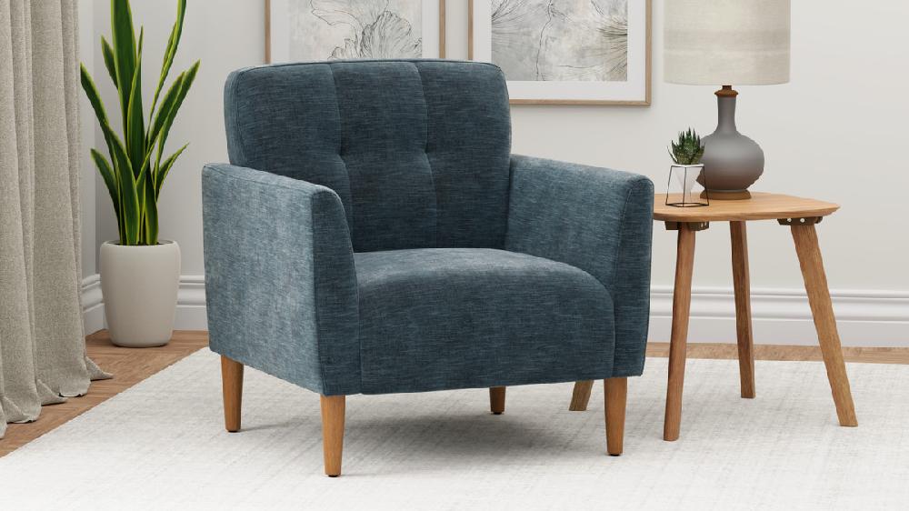 Jennifer Taylor Home Jasper 30.9" Wide Chenille Armchair