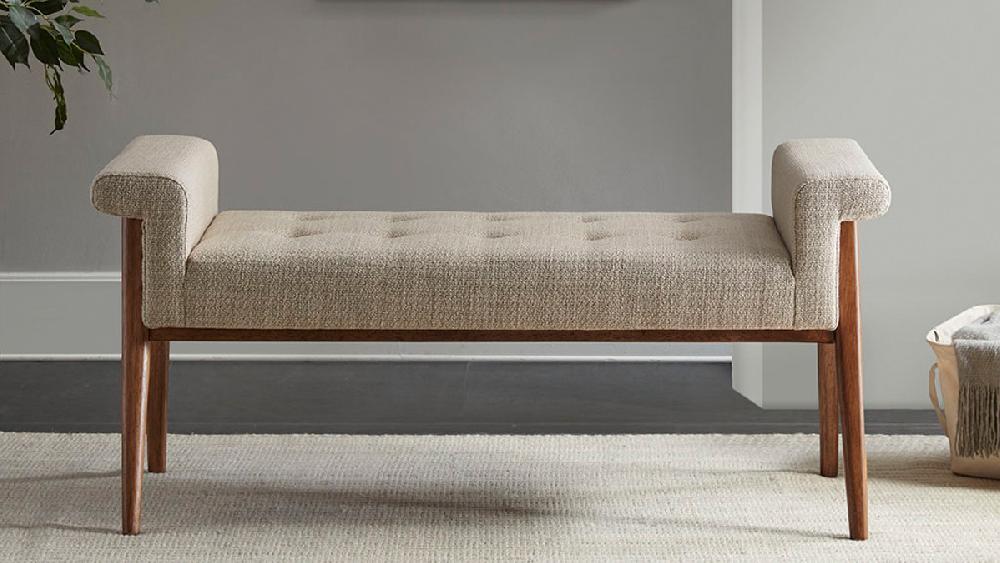 Jennifer Taylor Home Wesley 49.25" Key Arm Bench