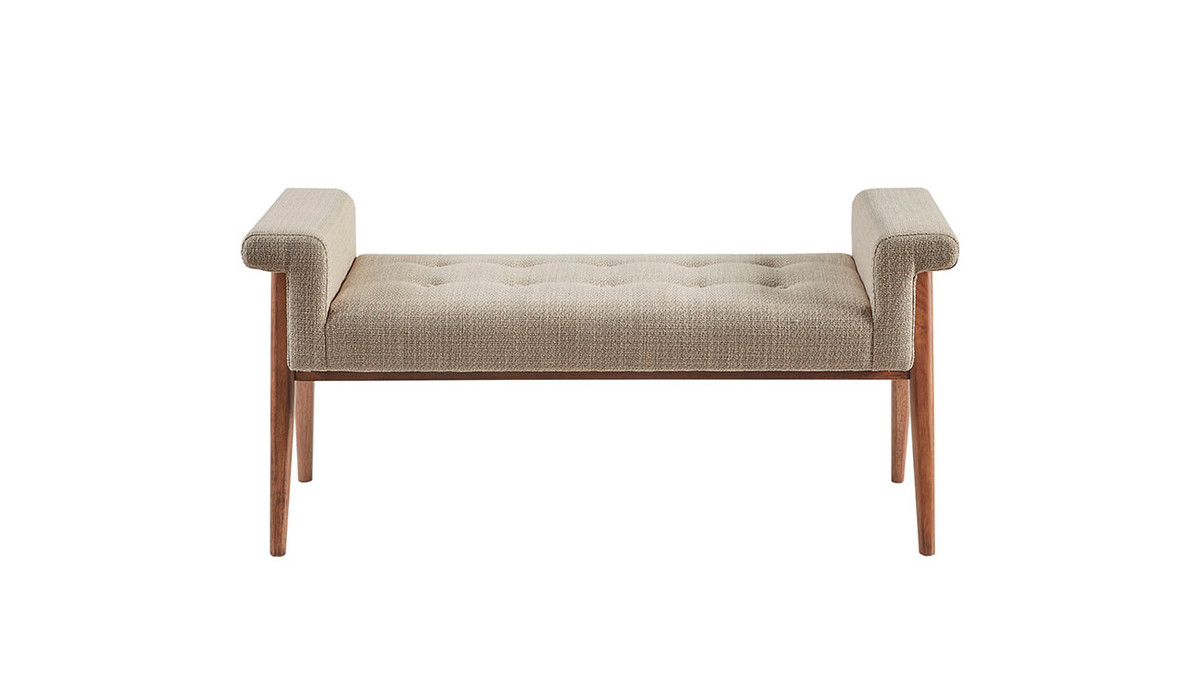 Jennifer Taylor Home Wesley 49.25" Key Arm Bench