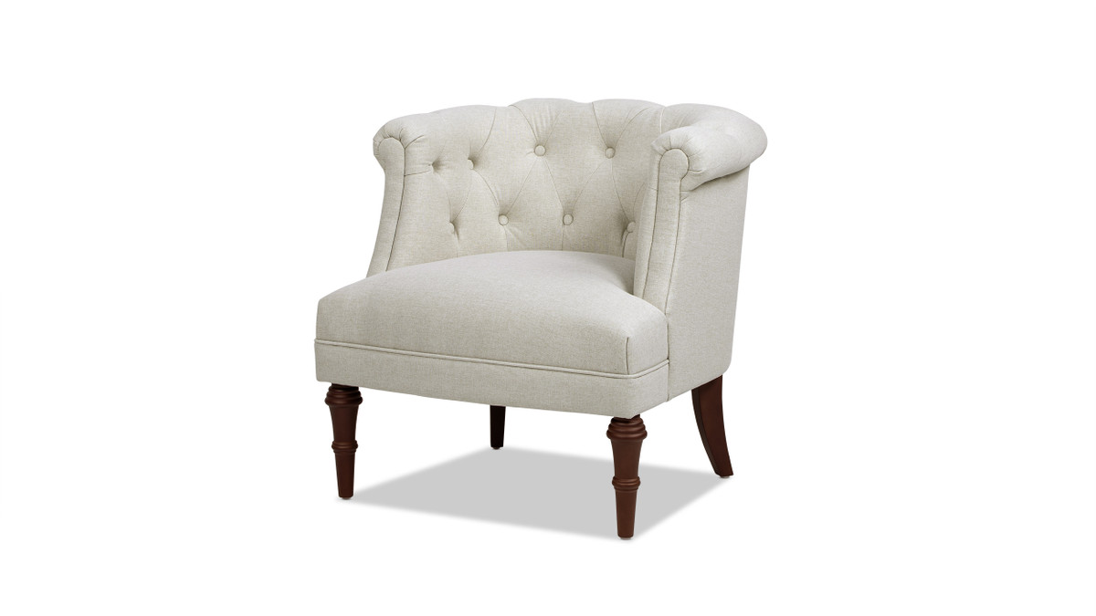 jennifer taylor home Katherine 30.5" Tufted Accent Chair Sand Beige