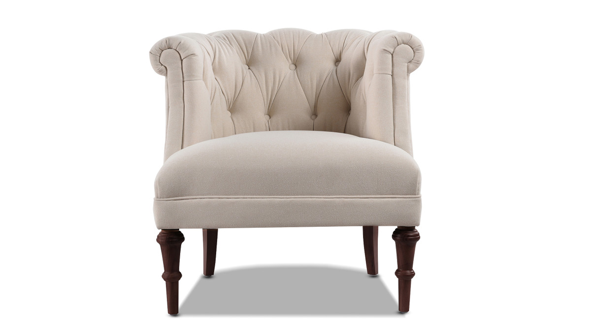 Jennifer Taylor Home Katherine 30.5" Tufted Accent Chair Sky Neutral Beige