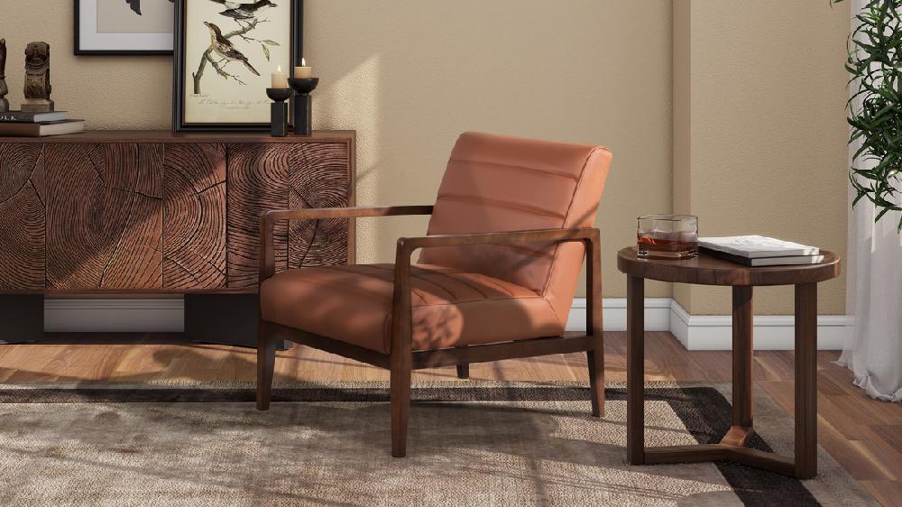 Jennifer Taylor Home Kenneth 28" Modern-Transitional Lounge Accent Chair Brown