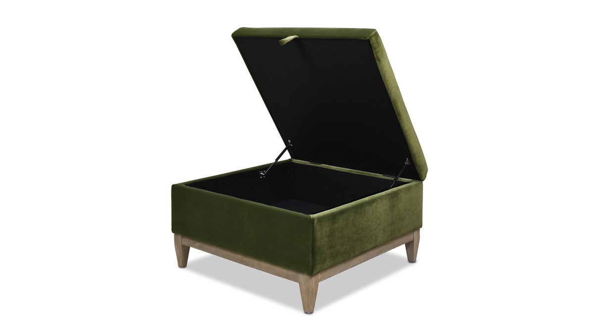 Jennifer Taylor Home Knox 35" Square Storage Cocktail Ottoman