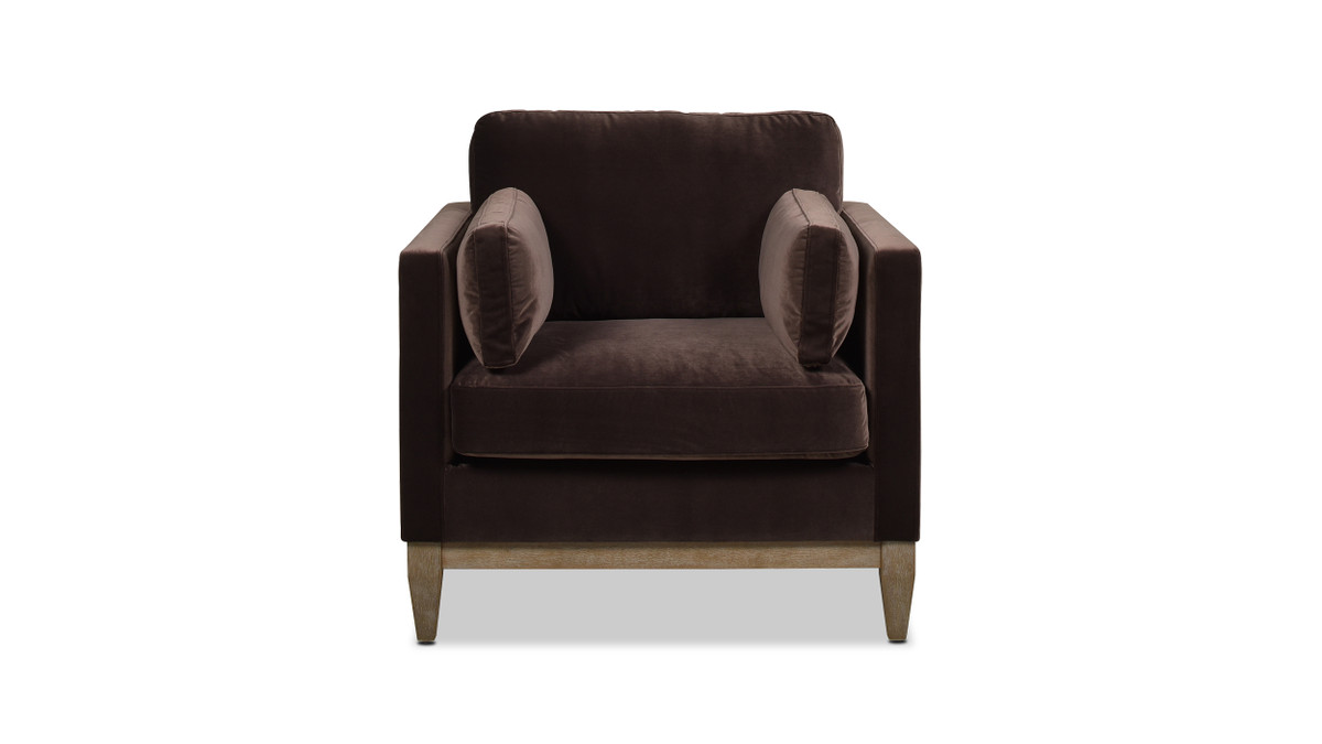 Jennifer Taylor Home Knox 36" Modern Farmhouse Arm Chair Deep Brown