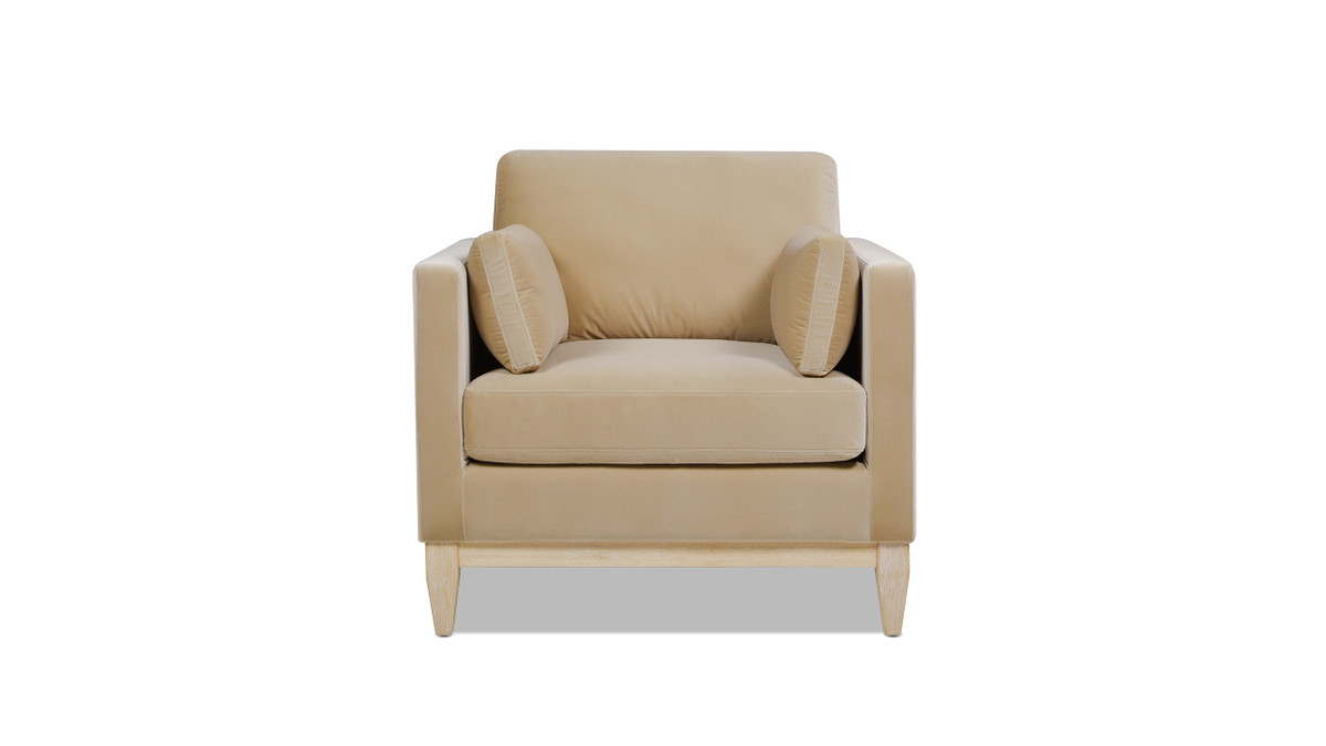 Jennifer Taylor Home Knox 36" Modern Farmhouse Arm Chair Fawn Brown