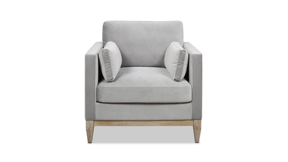 Jennifer Taylor Home Knox 36" Modern Farmhouse Arm Chair Opal Grey