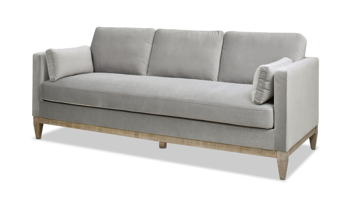 Jennifer Taylor Home Knox 84" Modern Farmhouse Sofa Opal Grey