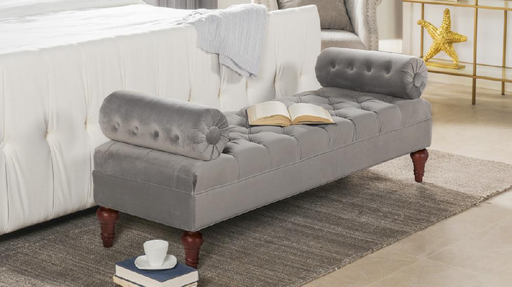 Jennifer Taylor Home Lewis Bolster Arm Entryway Bench