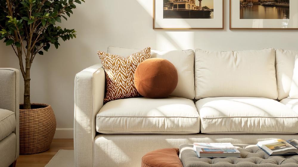 Jennifer Taylor Home Luna 12" Round Sphere Accent Ball Throw Pillow Burnt Orange