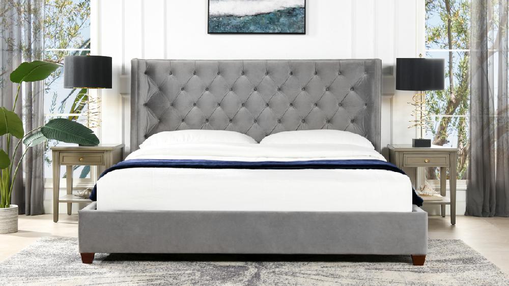 Jennifer Taylor Home Manhattan Shelter King Platform Bed Frame
