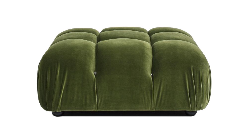 Jennifer Taylor Home Marcel 36" Bubble Modular Modern Cocktail Ottoman Olive Green