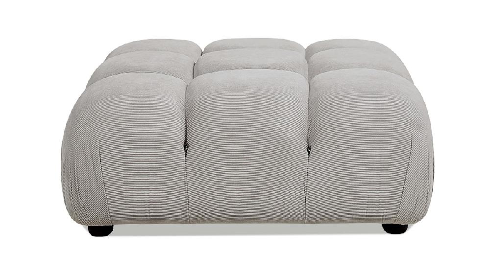 Jennifer Taylor Home Marcel 36" Bubble Modular Modern Cocktail Ottoman Pebble Gray