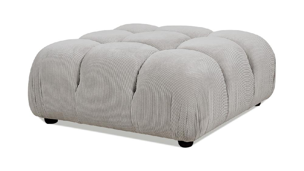 jennifer taylor home Marcel 36" Bubble Modular Modern Cocktail Ottoman Pebble Gray