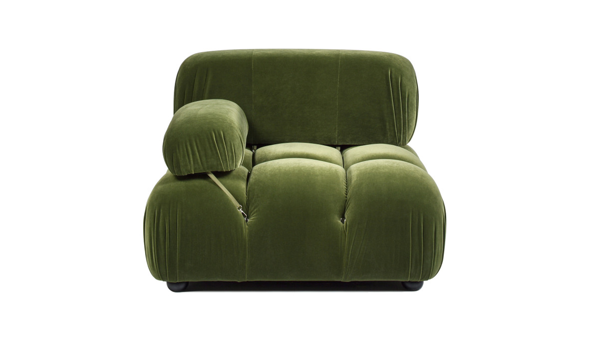 Jennifer Taylor Home Marcel 36" Bubble Modular Modern Lounge Arm Chair Olive Green