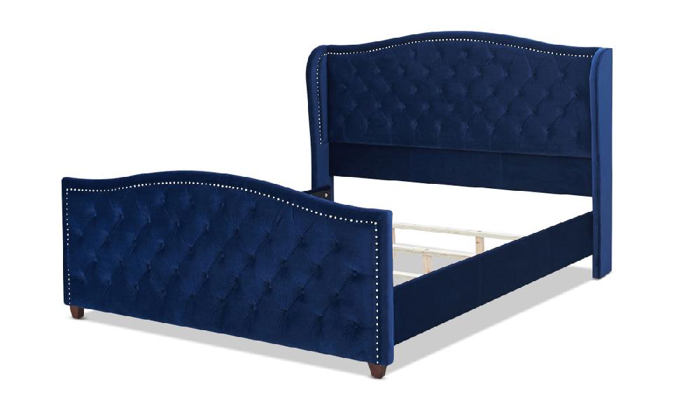 Jennifer Taylor Home Marcella Tufted Wingback Upholstered Bed