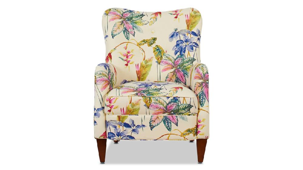 Jennifer Taylor Home Paradise Upholstered Arm Chair Off-White/Floral