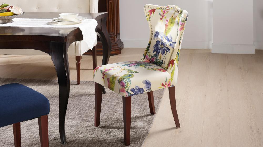 Jennifer Taylor Home Paradise Upholstered Parsons Dining Chair