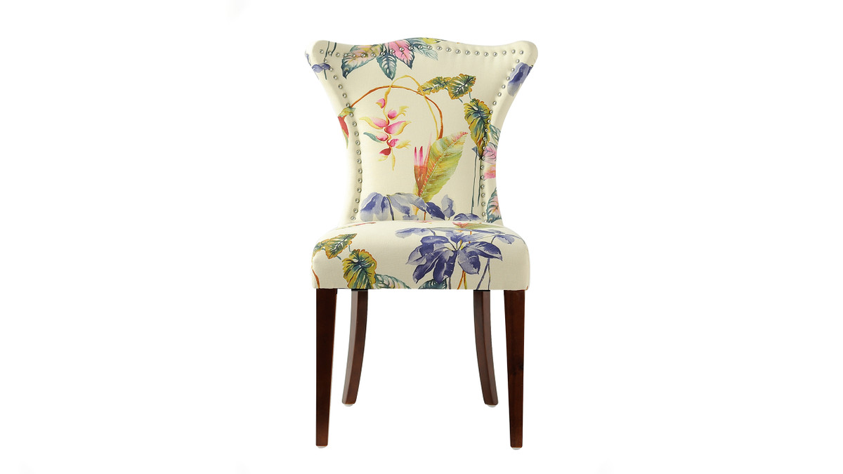 Jennifer Taylor Home Paradise Upholstered Parsons Dining Chair
