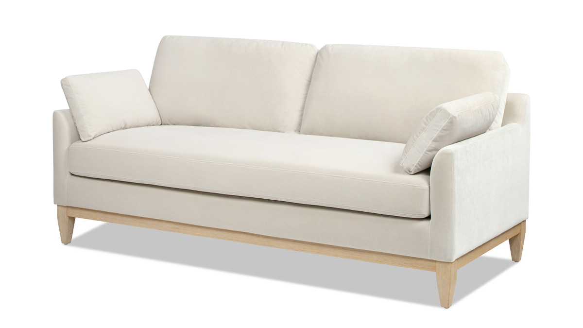 Jennifer Taylor Home Pasadena 75.5" Modern Farmhouse Sofa French Beige