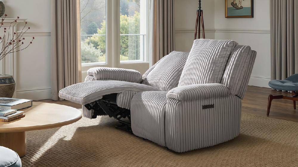 Jennifer Taylor Home Philip 62" Power Motion Recliner Loveseat Sofa